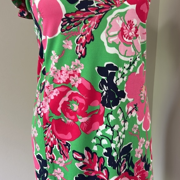 LILLY PULITZER Whinnie Dress Emerald Green a Thing Called Love Sz XS NEW - Picture 5 of 13